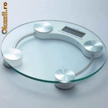CANTAR DE sticla rotund pt persoane 0.1kg- 120kg  max - nou foto