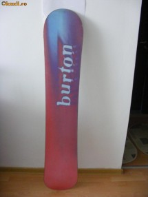 VAND PLACA SNOWBOARD BURTON CHARGER 148 cm stare buna ! foto
