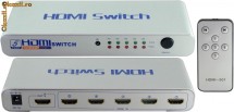 switch HDMI X 5, cu telecomanda - 4411 foto