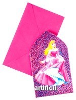 Invitatii de petrecere Disney pentru copii - PRINCESS MAGIC foto