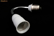 Extensor flexibil pentru bec E27 foto