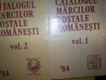 CATALOGUL MARCILOR POSTALE ROMANESTI(2 VOLUME) foto