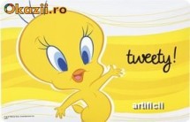 Napron 29x44cm TWEETY YELLOW foto