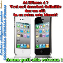 AFLAREA RETELEI IN CARE ESTE BLOCAT iPhone 4 , 4s *** DETECTARE RETEA IPHONE 4, 4s *** foto