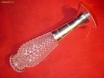 Sticla cu Montura Metalica Argintata foto