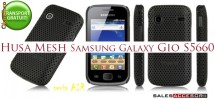 HUSA BLACK NEAGRA AIR MESH PERFORATA SAMSUNG S5660 GALAXY GIO - TRANSPORT GRATUIT foto