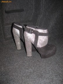 Botine TOPSHOP ASTRID GLITTER OFERTA foto