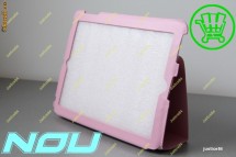 HUSA iPad 2 RoZ de CaLiTaTE Piele eco PinK NOU Inchidere MAGNET foto