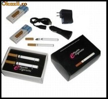 2 TIGARI ELECTRONICE E-HEALTH + 3 INCARCATOARE + 20 REZERVE BONU foto