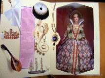 Great Eras - Elizabethan Queen Barbie 1995 - serie de papusi senzationala! foto