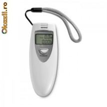 alcool tester test alcoolemie usb IASI oferta etilotest gadget ecran dublu ceas foto