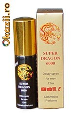SUPER DRAGON 6000 spray pentru intarzierea ejacularii cu vitamina E foto