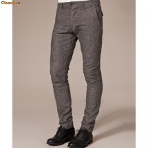 Pantaloni Barbati Selected Verona Grey Slim foto