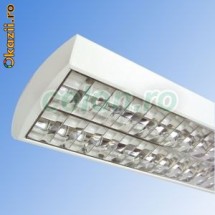 Corp iluminat montaj aparent FIRA 03 2X18W(reflector simplu parabolic) foto
