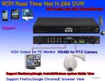 Sistem Securitate DVR,FULL D1, 4CH VIDEO,4CH AUDIO,H.264,Internet,GSM foto