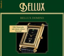 A27w-UN CEAS SUPERB- Bellux Domino Damen, vergoldet, echter Smaragd! foto