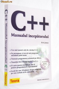 carte C++ Manualul incepatorului editura Teora foto