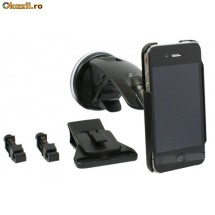2 la pret de 1 - Suport auto cu ventuza dedicat Apple iPhone 4! foto