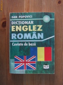 Dan Popovici - Dictionar Englez-Roman (cuvinte de baza) foto