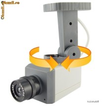 Sistem de 3 camere false de supraveghere cu led si senzor de miscare. Camera falsa foto