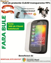 Folie de protectie HTC Explorer PRODUS GRATIS MONTAJ GRATUIT foto