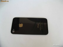 Carcasa / Capac Spate Original / Originala  Apple iPhone 4 Black / Negru Din Sticla foto