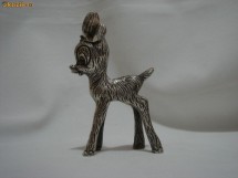 INEDIT OBIECT DECORATIV DIN ALPACA ARGINTATA foto