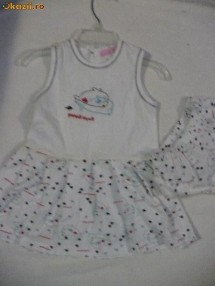 Frumoasa rochita alba+chilotel,bumbac 100% .NOUA! pt 2 ani foto