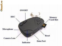 BRELOC SPY CU CAMERA VIDEO SI FOTO TELECOMANDA SPION foto