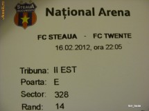 Vand bilet meci F.C. Steaua - F.C. Twente,National Arena -16.02.2012,ora 22:05 foto
