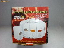 ROTATING SPICE CONTAINER /KITCHEN KING FOR 12  KINDS OF SPICES foto