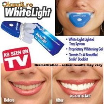 Aparat de albire dinti White Light cu gel foto
