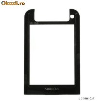 Carcase Geam Nokia N81 negru foto