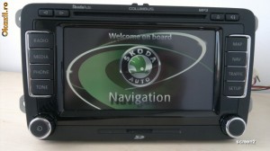 Navigatie RNS 510 SKODA RNS 510 COLUMBUS NAVIGATIE SKODA Octavia Fabia Roomster Yeti Superb (new) foto