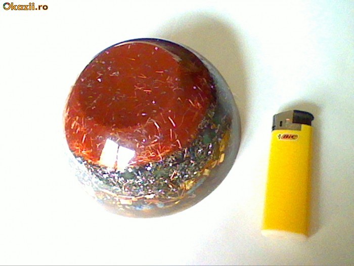 Generator Orgone seria - GLASUL IELELOR - aur 24K UNICAT foto mare