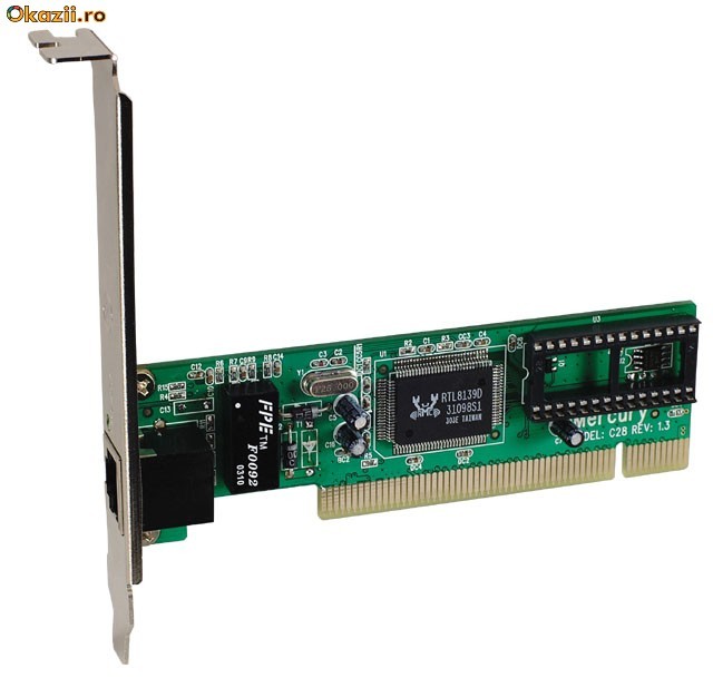 placa de retea RTL8139D 10/100 mbps foto mare