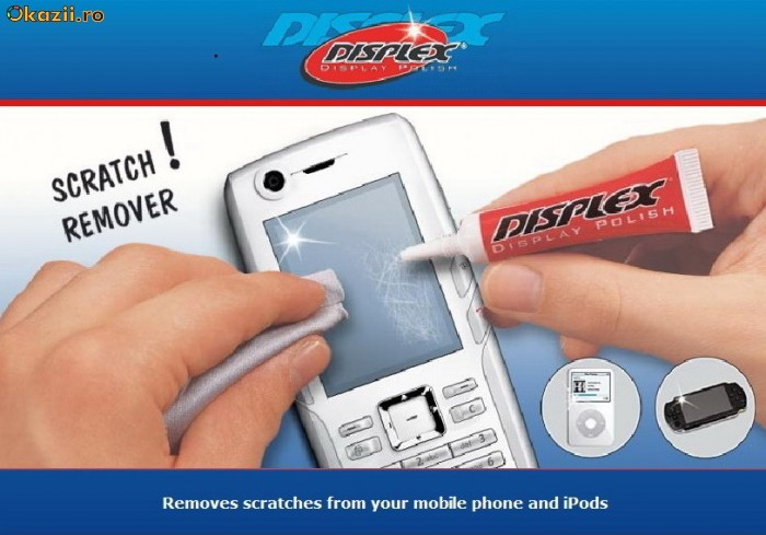 Displex - display de mobil, PDA, mp3 fara zgarieturi! foto mare