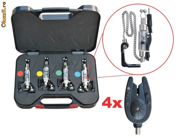 Set Baracuda -4 swingere luminoase+4 avertizoare TLI03 foto mare