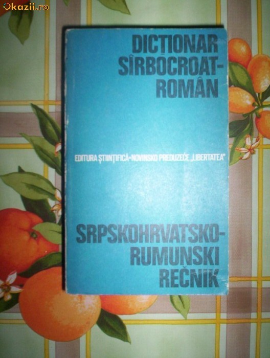 Dictionar SARBOCROAT-ROMAN foto mare