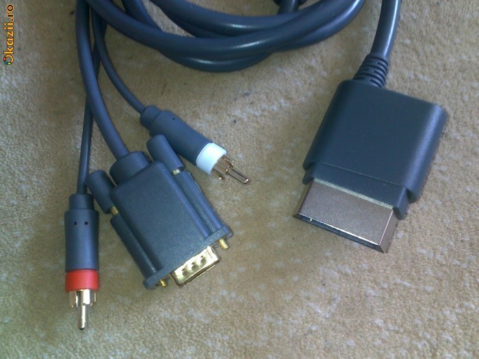 Cablu VGA  HD - XBOX 360 - NOU foto mare