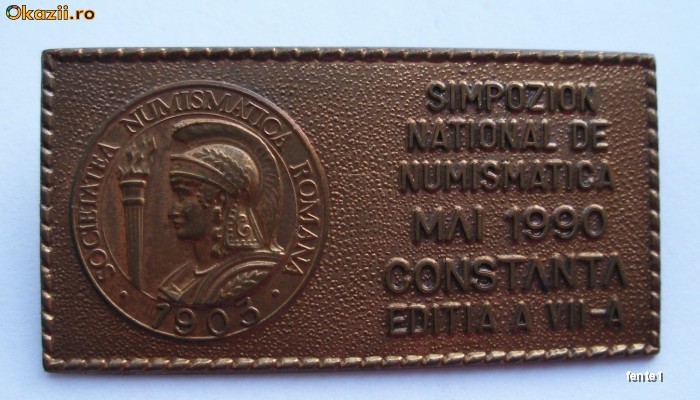SNR - Simpozion National de Numismatica 1990 Constanta foto mare