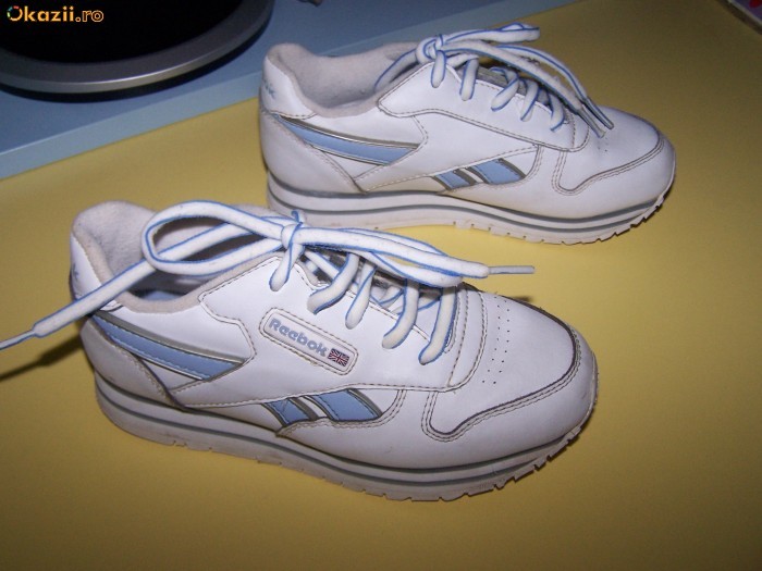 Adidasi piele unisex   Reebok nr.31(UK 13, cm 19,5) foto mare