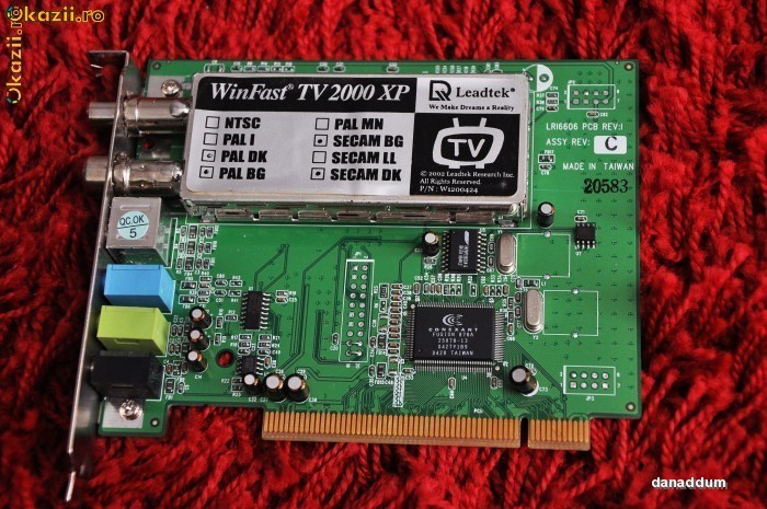 Vand /Schimb Tuner PC PCI  WINFAST TV 2000 XP TV FM foto mare