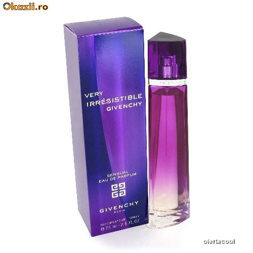 VAND PARFUM GIVENCHY VERY IRRESISTIBLE SENSUAL EDP 75 ML SIGILAT ORIGINAL 100% foto mare