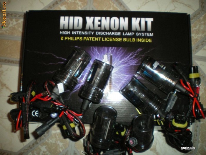 becuri xenon H1, H7, H11, H3,etc  6000k 8000k licenta philips (noi) bec xenon foto mare