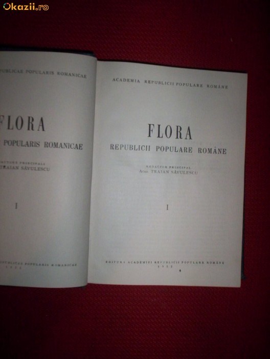 Flora RPR-volumul 1 foto mare