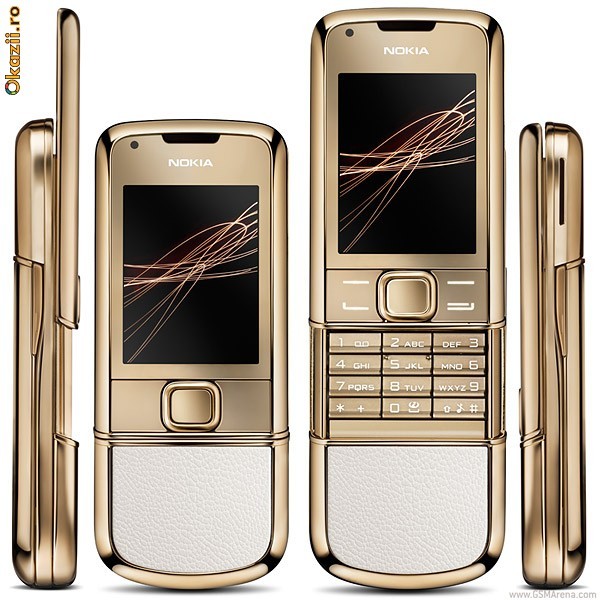 Nokia 8800 arte gold foto mare