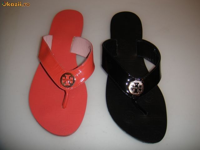 PAPUCI  TORY  BURCH  din piele foto mare