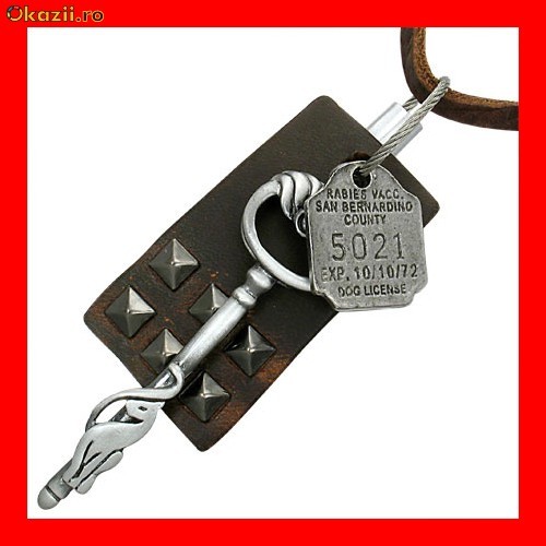 Snur + Pandantiv / Medalion Fashion NFS-036 - BEST PRICE! foto mare