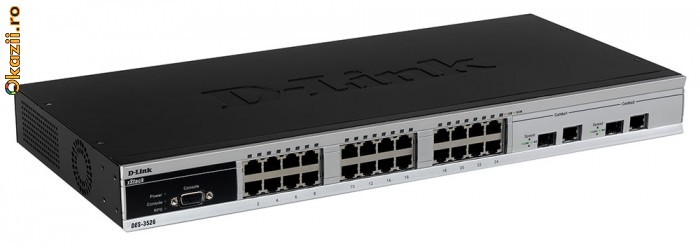 DLINK - Switch DES-3526 Gigabit xStack foto mare